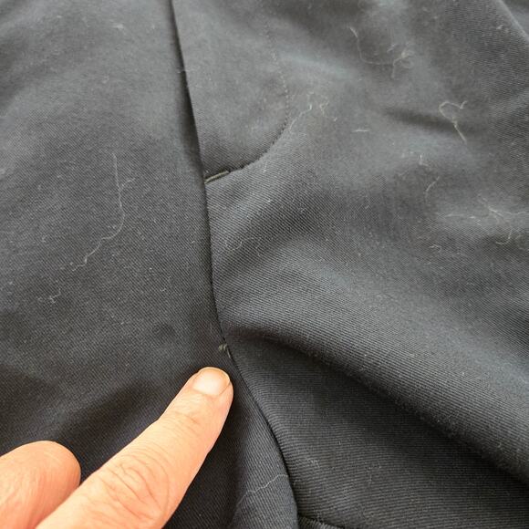 Cutter & Buck Mens Dress Pants Minimalist Preppy Office 36 x31 Black Pleated - Picture 8 of 12